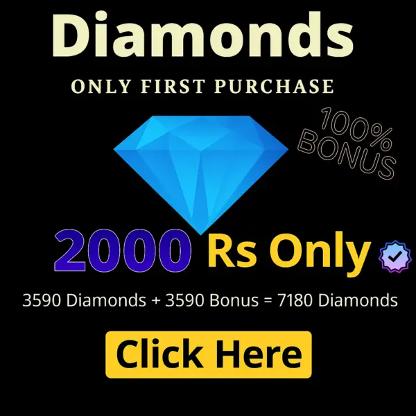 Top Up 3590 Diamond + 3590 Bonus = 7180 💎